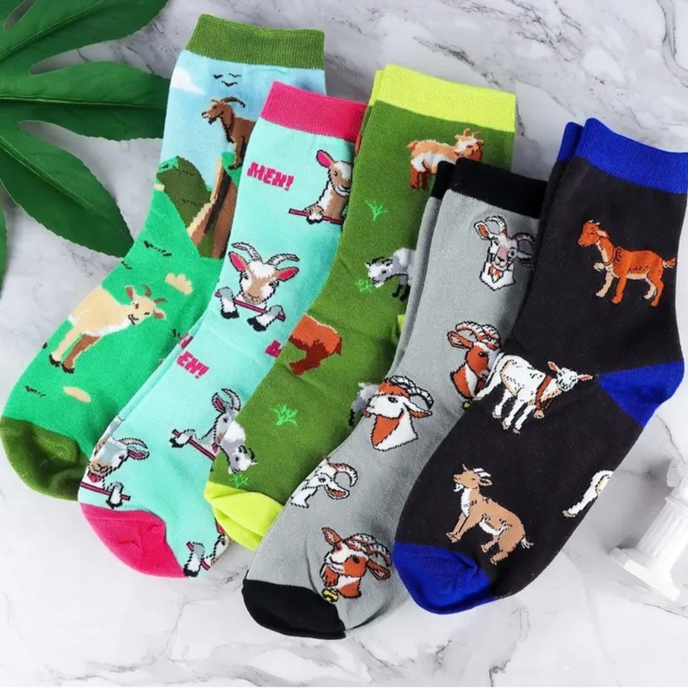 5 Pairs of Goat Socks size 6-10
